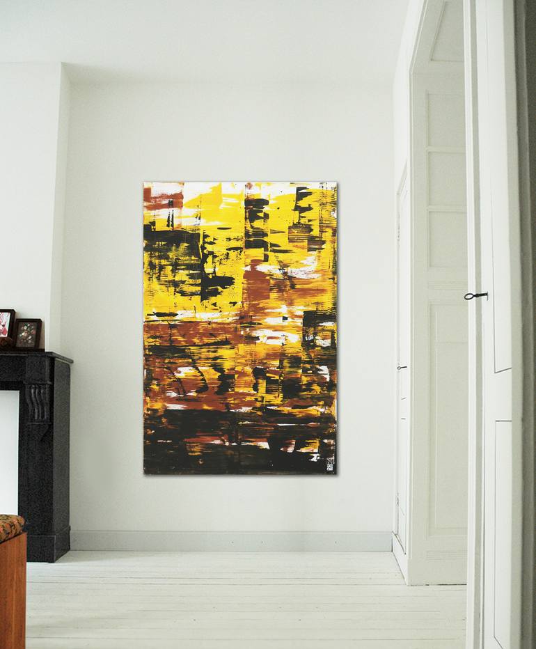Original Abstract Expressionism Abstract Painting by Ronald Hunter