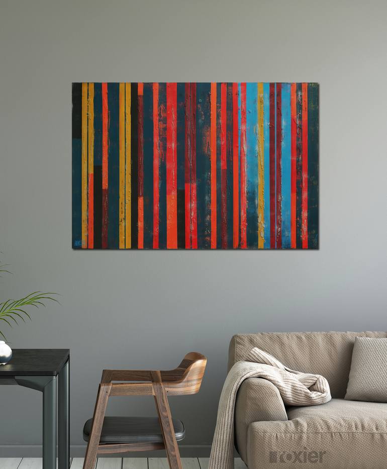 Original Abstract Painting by Ronald Hunter