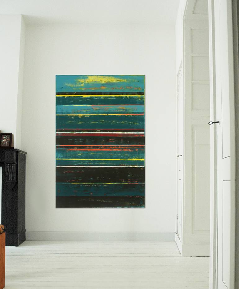 Original Modern Abstract Painting by Ronald Hunter