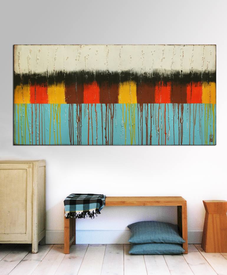 Original Abstract Painting by Ronald Hunter