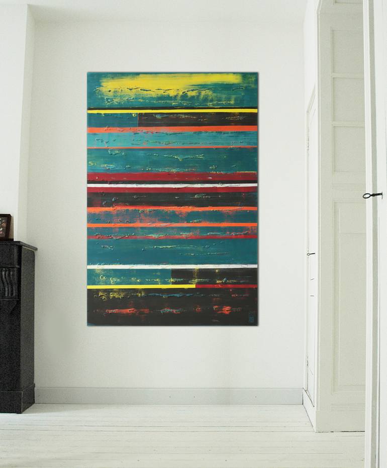 Original Abstract Painting by Ronald Hunter