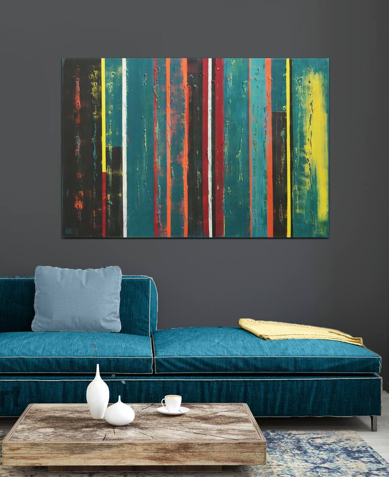 Original Modern Abstract Painting by Ronald Hunter