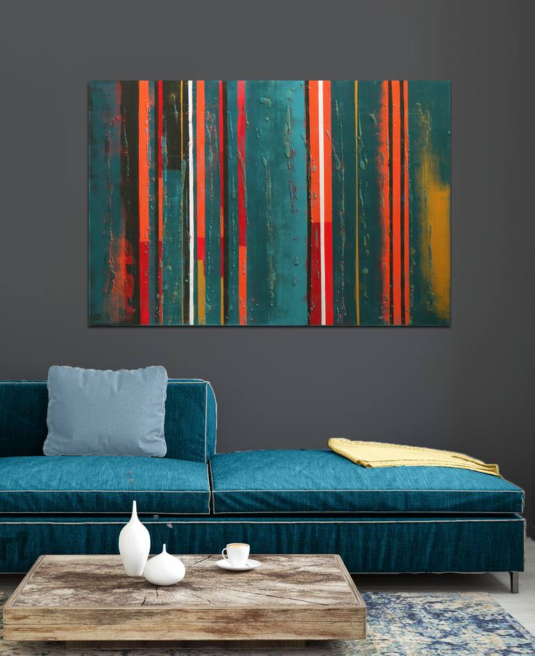 Original Modern Abstract Painting by Ronald Hunter