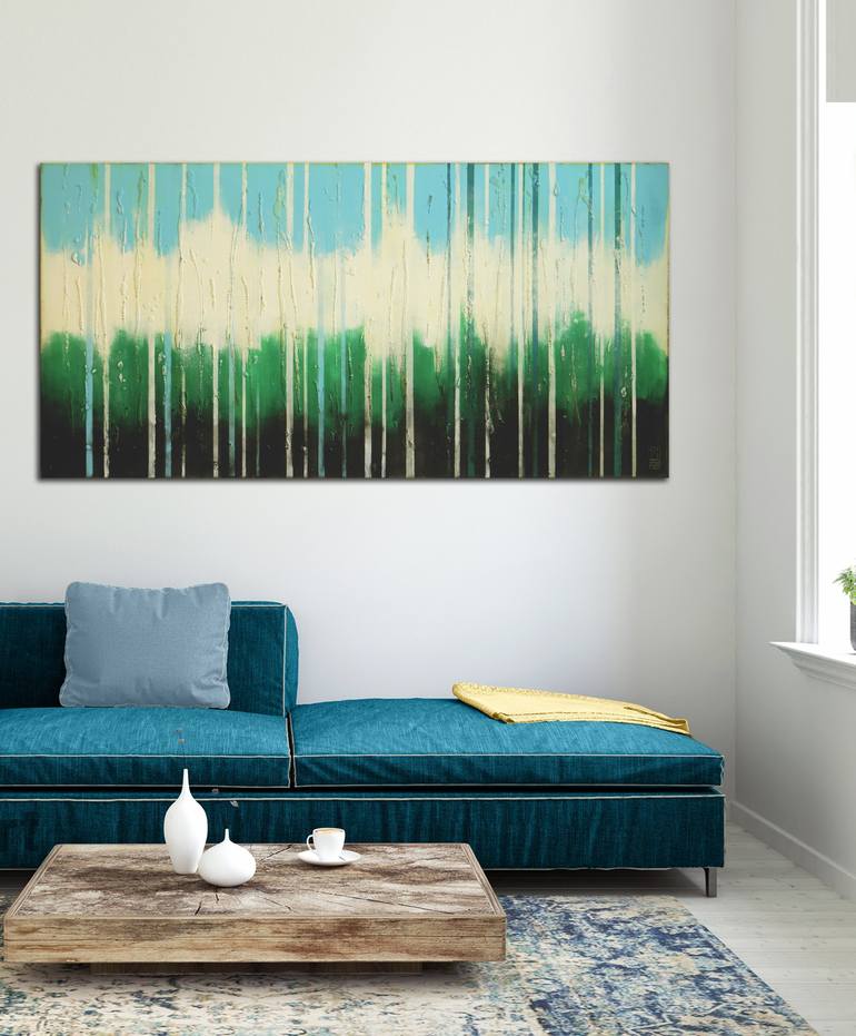 Original Modern Abstract Painting by Ronald Hunter