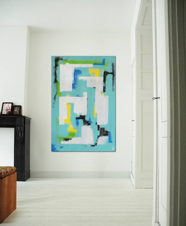 Original Modern Abstract Painting by Ronald Hunter