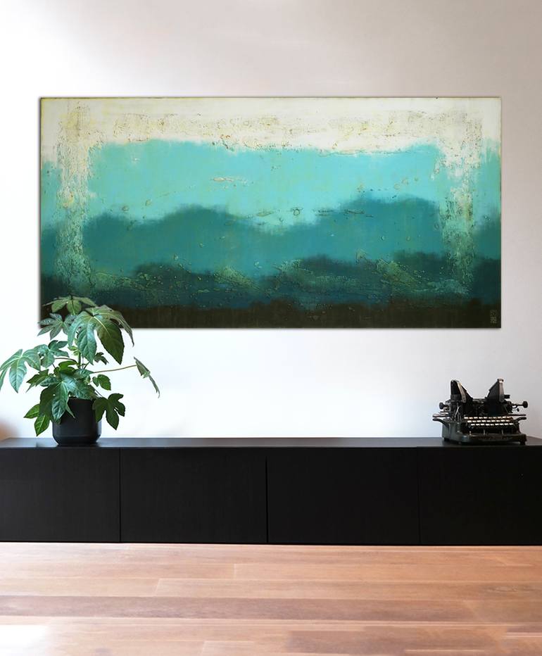 Original Minimalism Abstract Painting by Ronald Hunter