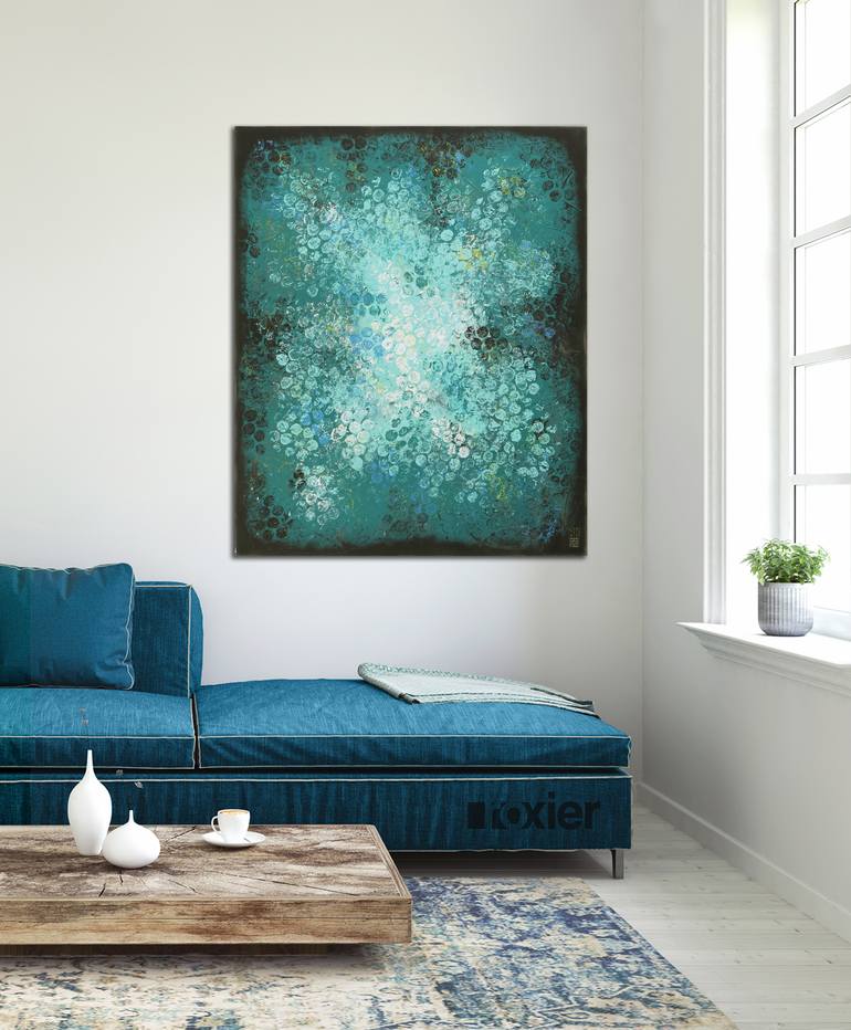 Original Abstract Expressionism Abstract Painting by Ronald Hunter