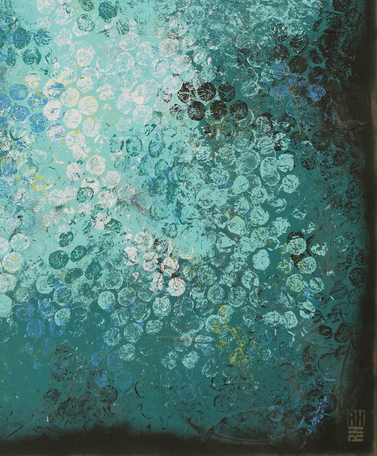 Original Abstract Expressionism Abstract Painting by Ronald Hunter