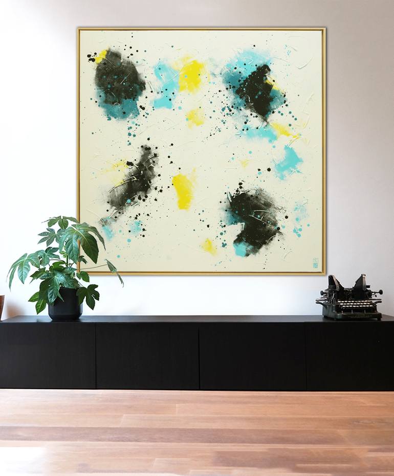 Original Abstract Painting by Ronald Hunter