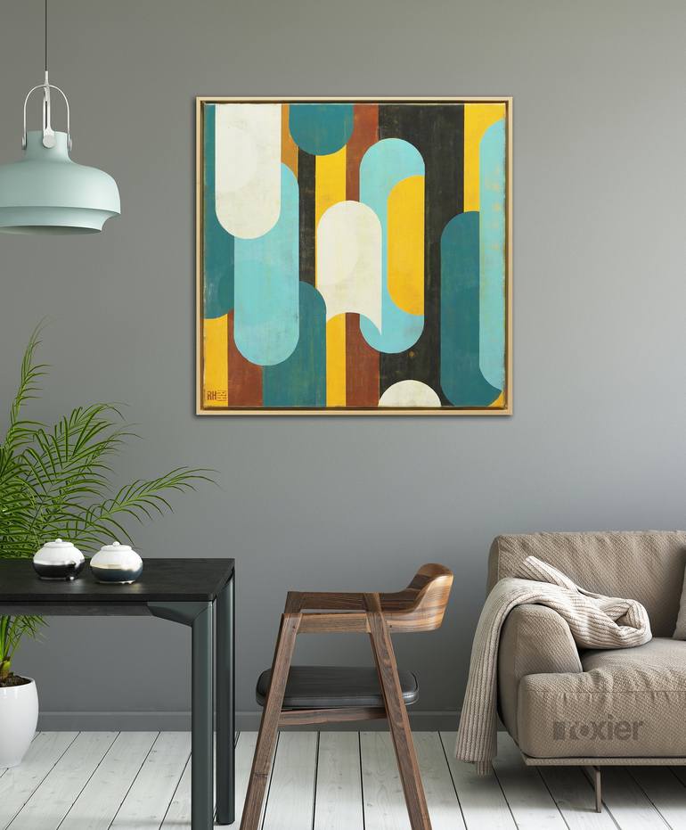 Original Abstract Painting by Ronald Hunter