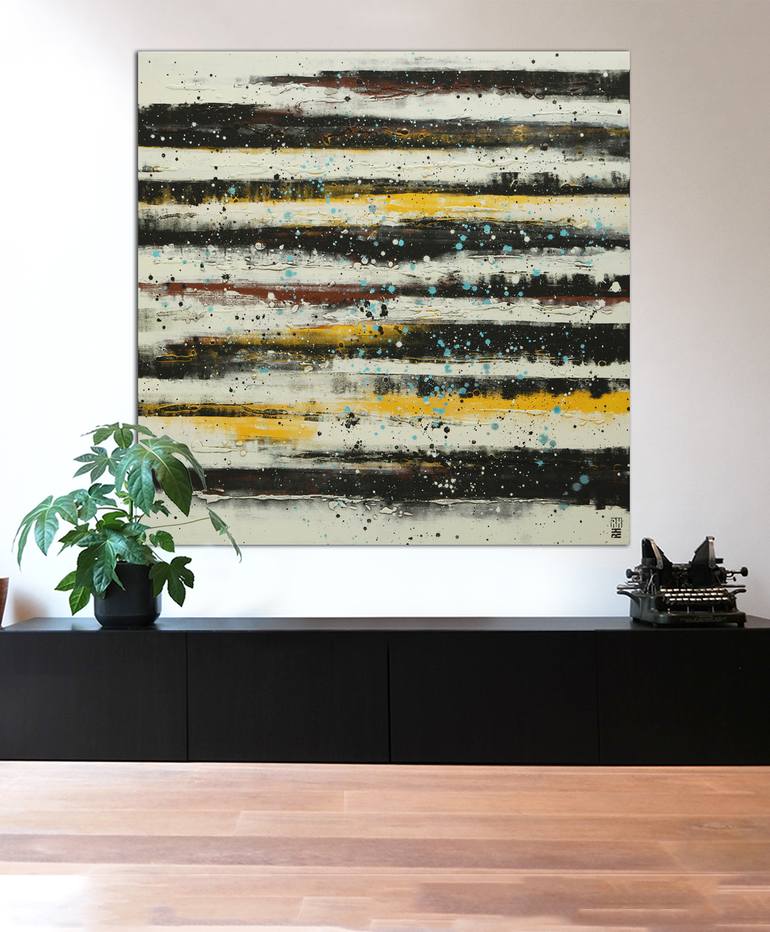 Original Abstract Painting by Ronald Hunter