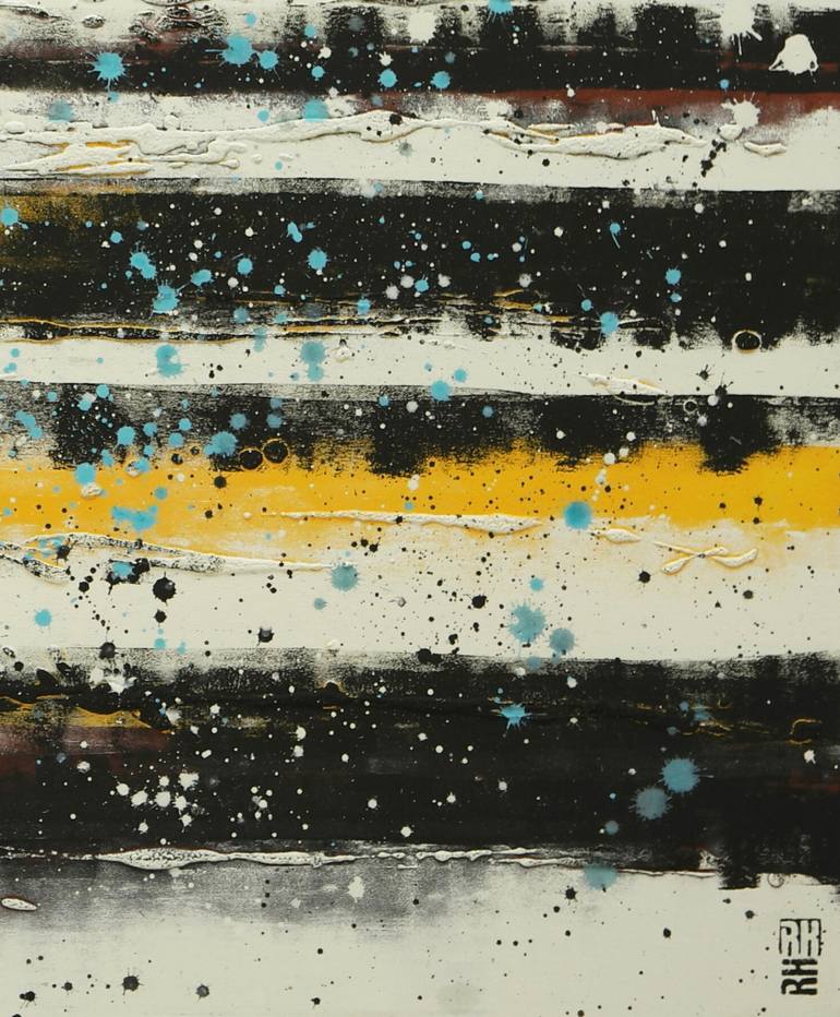 Original Abstract Painting by Ronald Hunter