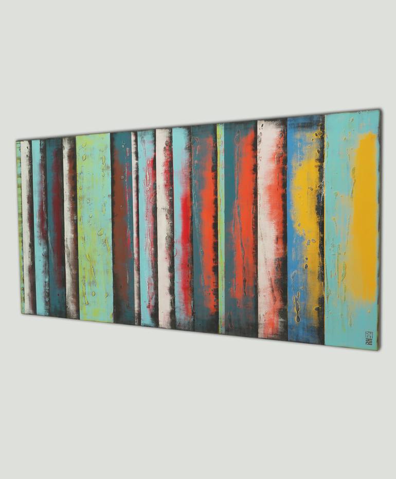 Original Abstract Painting by Ronald Hunter