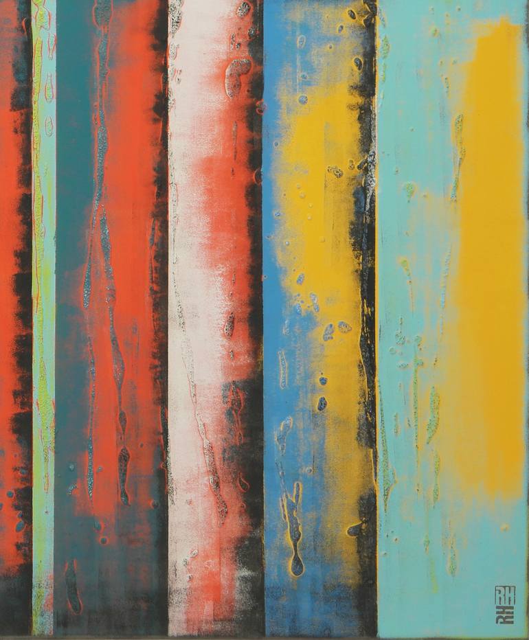 Original Abstract Painting by Ronald Hunter