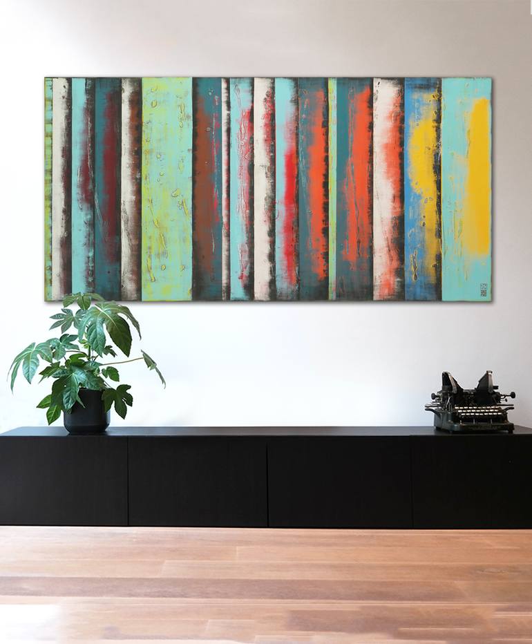 Original Abstract Painting by Ronald Hunter