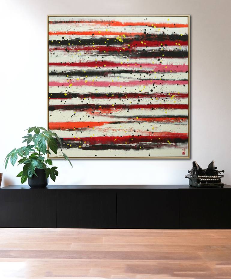 Original Abstract Painting by Ronald Hunter