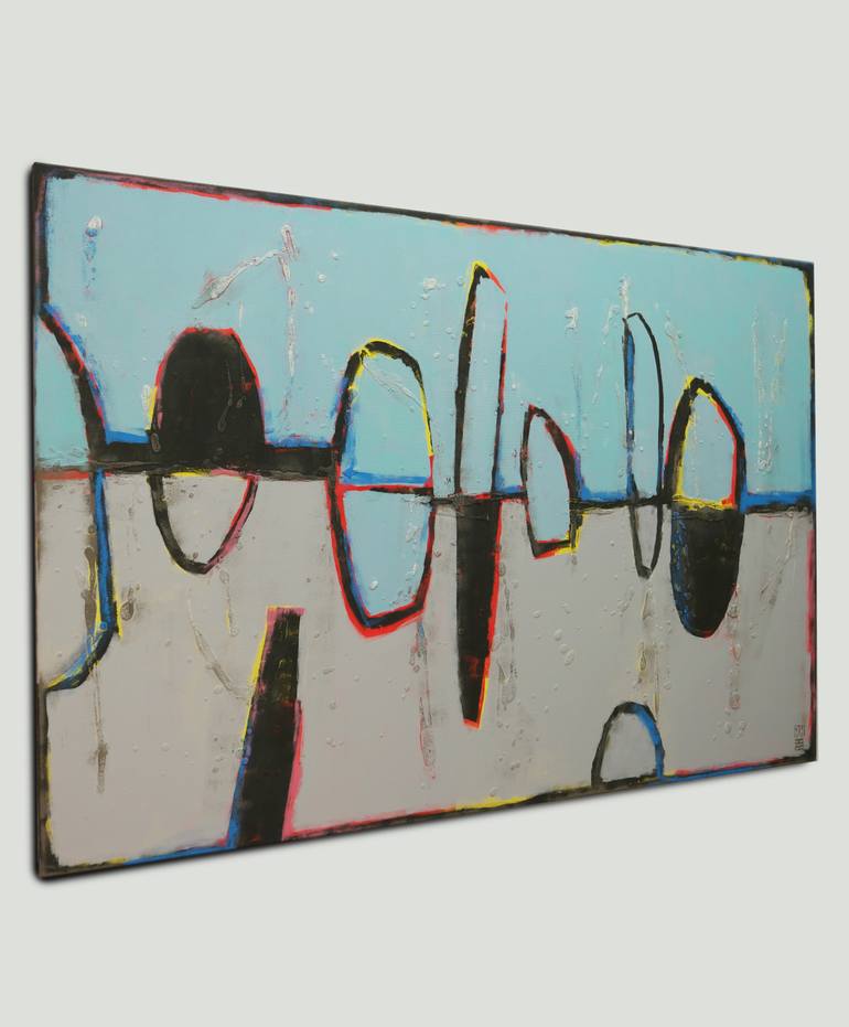 Original Modern Abstract Painting by Ronald Hunter