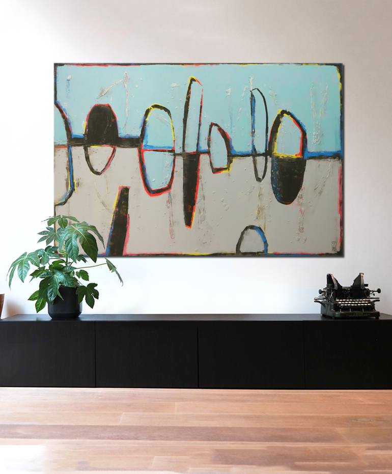 Original Modern Abstract Painting by Ronald Hunter