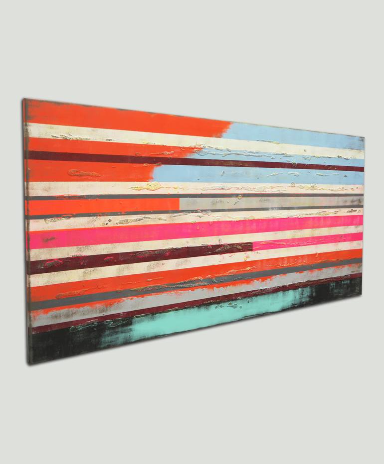 Original Modernism Abstract Painting by Ronald Hunter