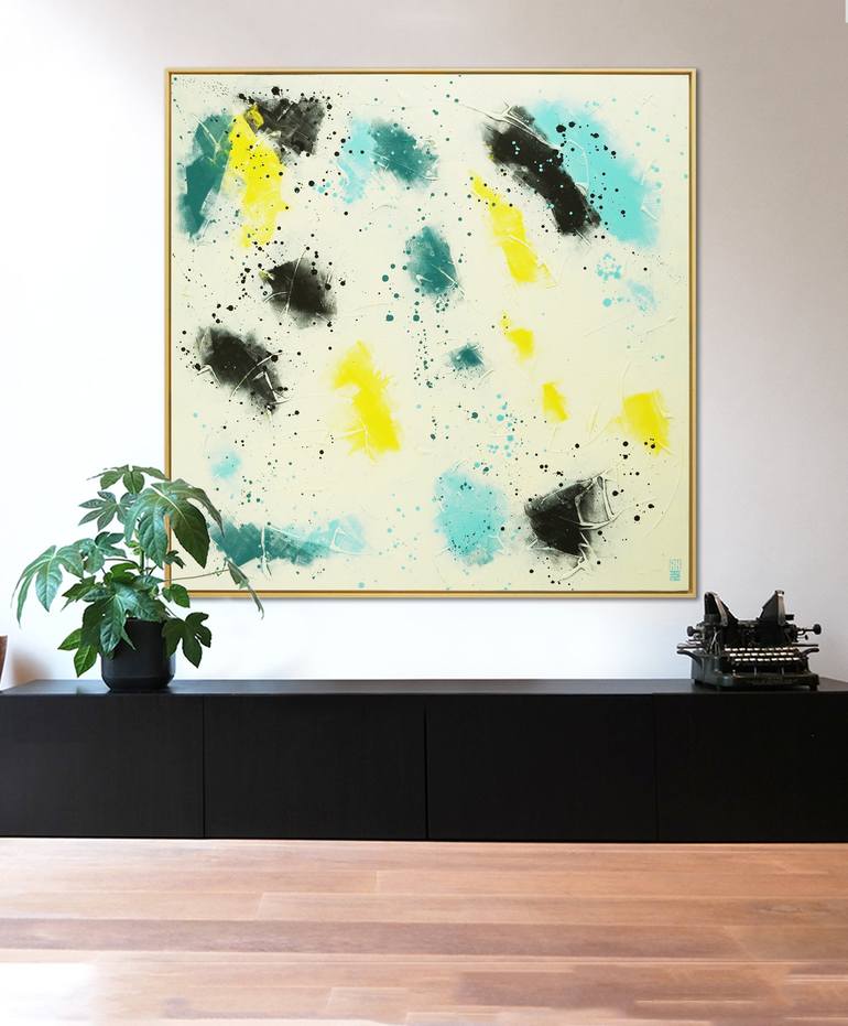 Original Abstract Painting by Ronald Hunter