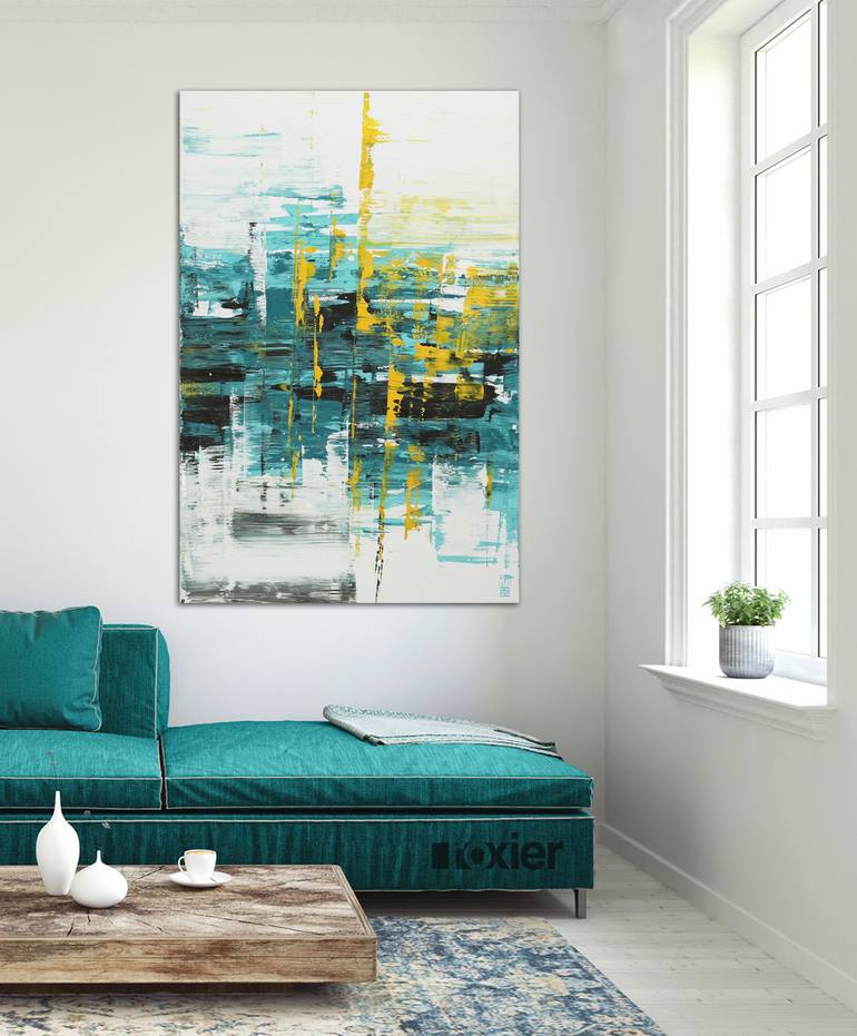 Original Abstract Painting by Ronald Hunter