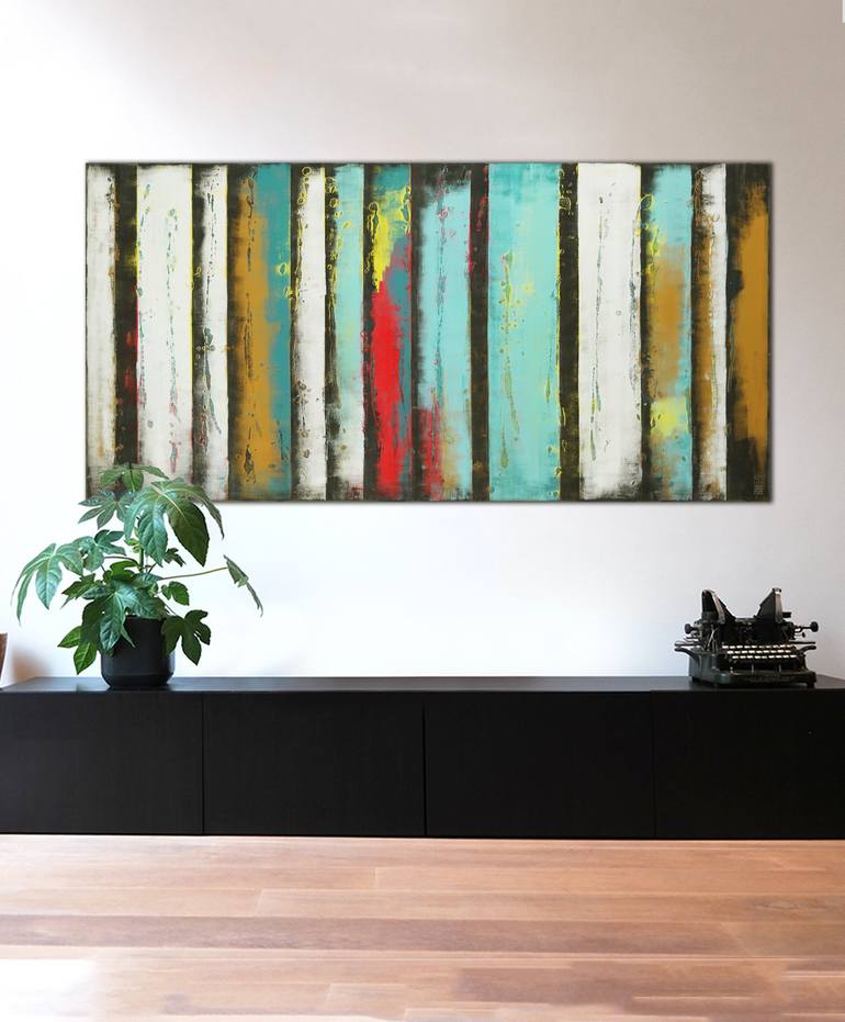 Original Modern Abstract Painting by Ronald Hunter