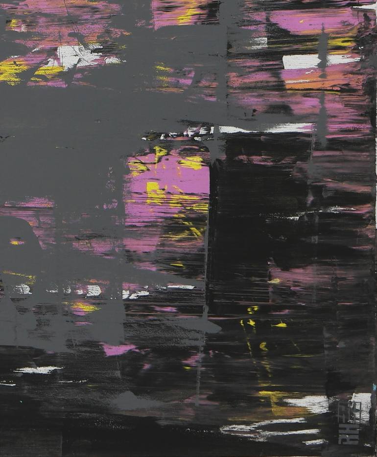 Original Abstract Expressionism Abstract Painting by Ronald Hunter