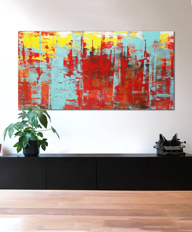 Original Abstract Painting by Ronald Hunter