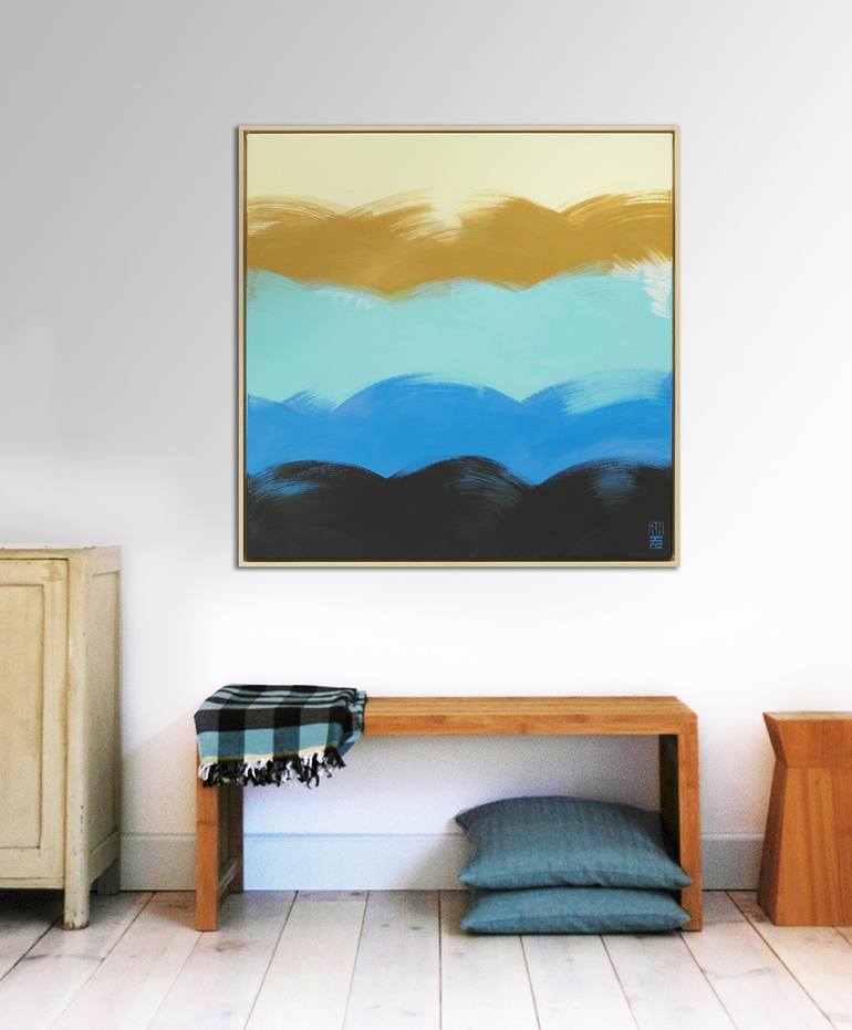 Original Minimalism Abstract Painting by Ronald Hunter