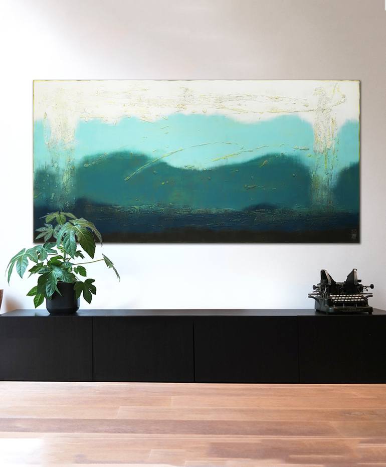 Original Minimalism Abstract Painting by Ronald Hunter