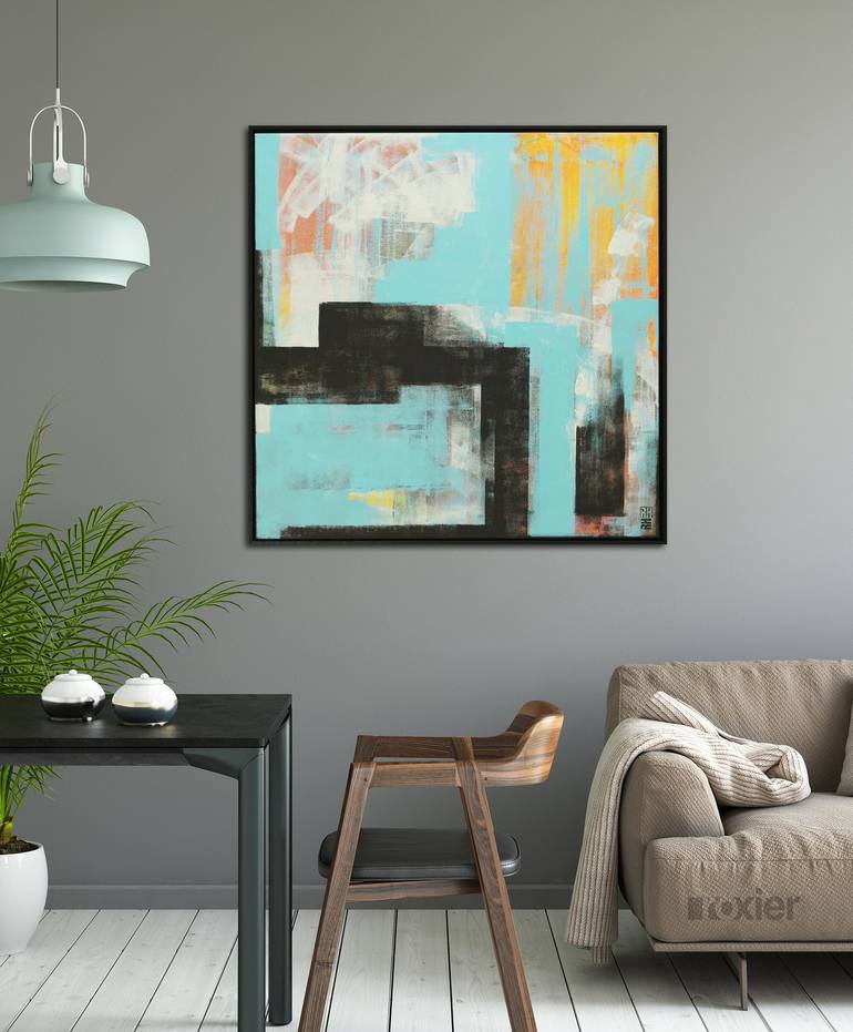 Original Modern Abstract Painting by Ronald Hunter