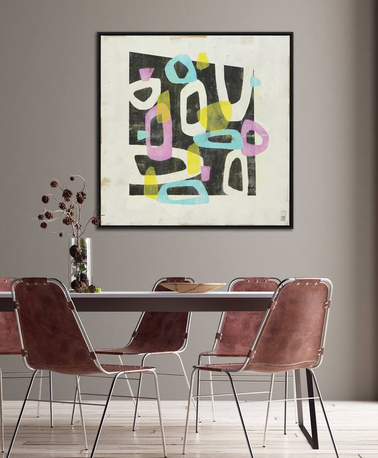 Original Abstract Painting by Ronald Hunter