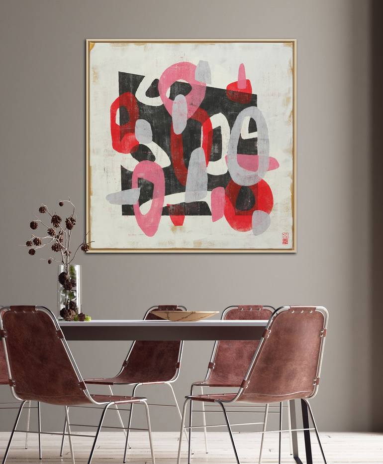 Original Figurative Abstract Painting by Ronald Hunter