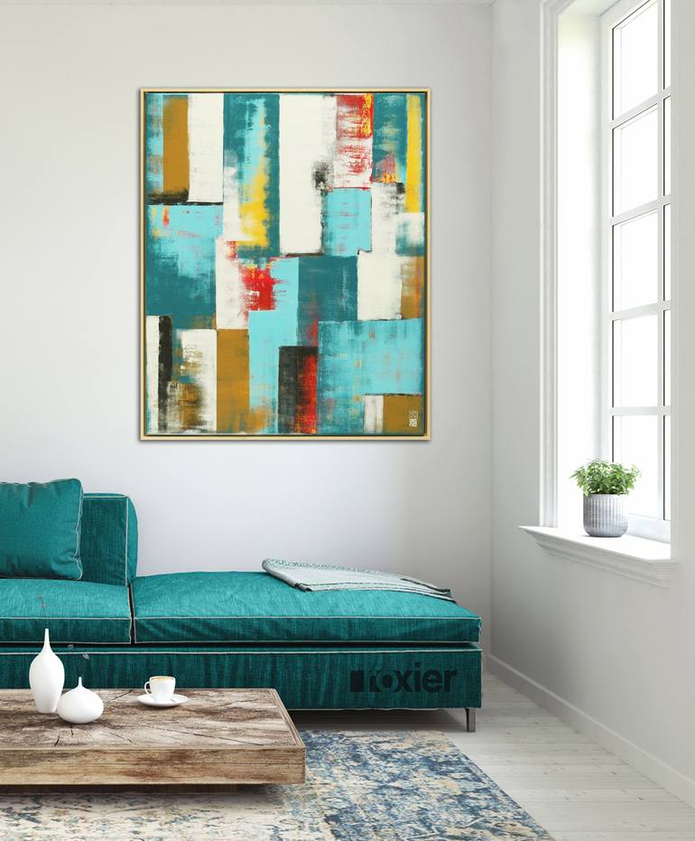 Original Minimalism Abstract Painting by Ronald Hunter