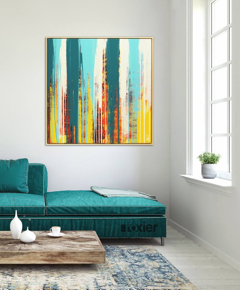 Original Abstract Expressionism Abstract Painting by Ronald Hunter