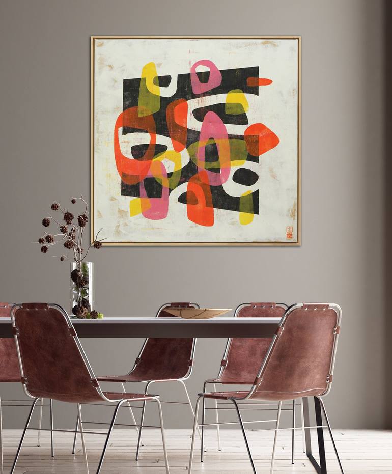 Original Abstract Painting by Ronald Hunter