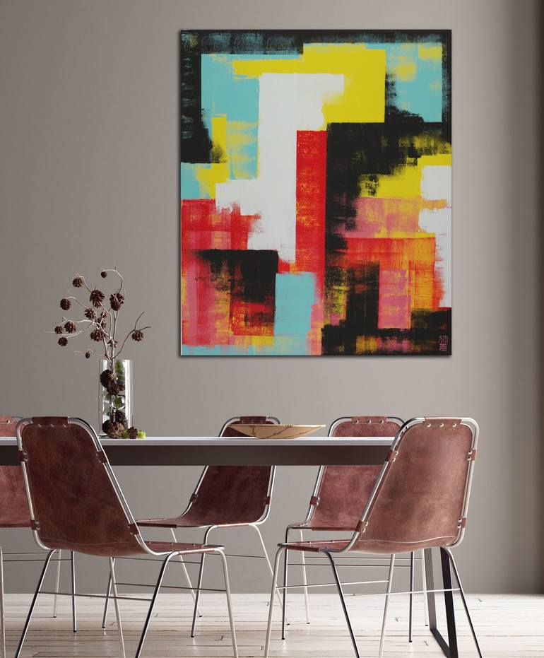 Original Abstract Painting by Ronald Hunter