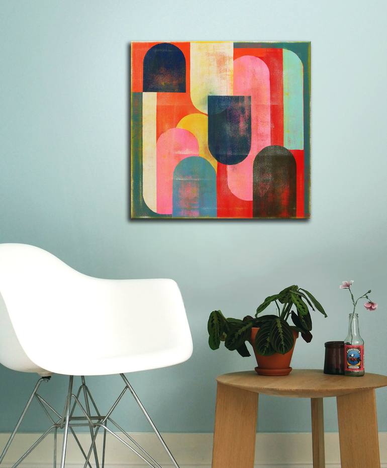 Original Contemporary Abstract Painting by Ronald Hunter