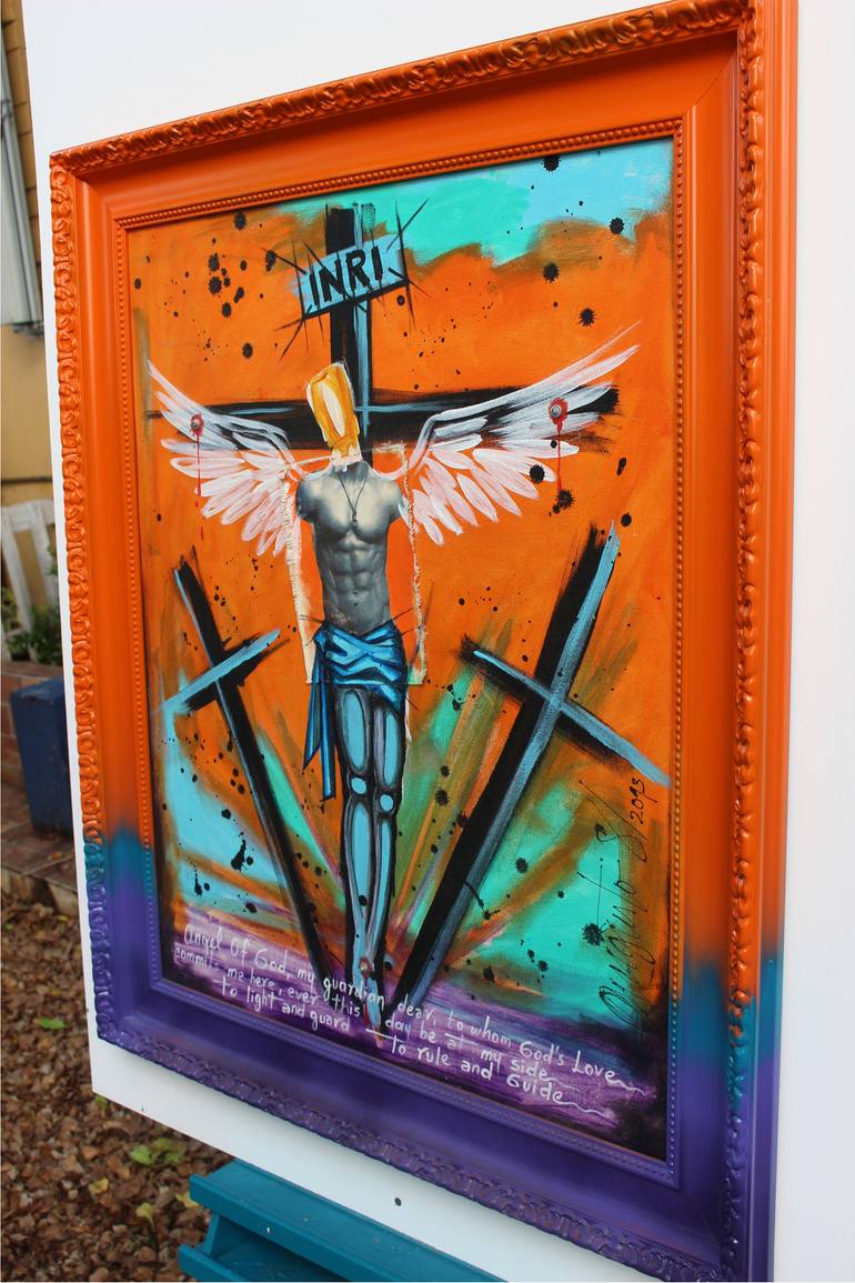 RESURRECTION WINGS Painting by AUGUSTO SANCHEZ | Saatchi Art