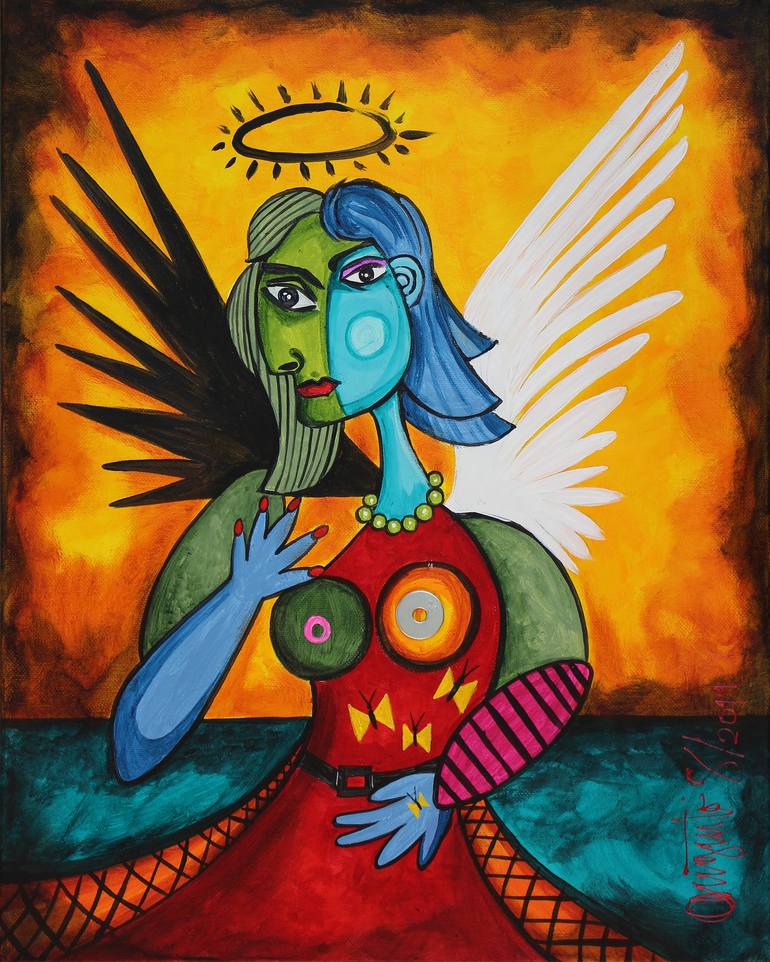 picasso angel painting