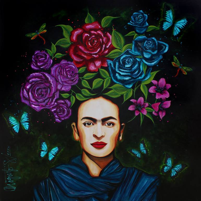 FRIDA KAHLO I paint flowers so they will not die. Painting by AUGUSTO ...