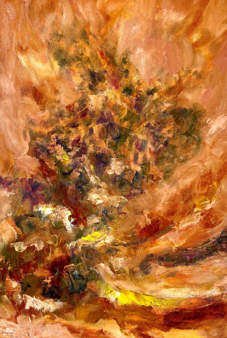 Original Impressionism Abstract Painting by Deepa Kern