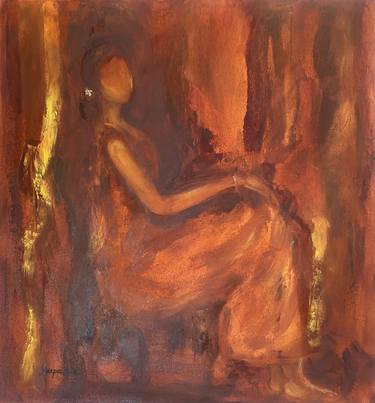 Original Abstract Expressionism Women Paintings by Deepa Kern