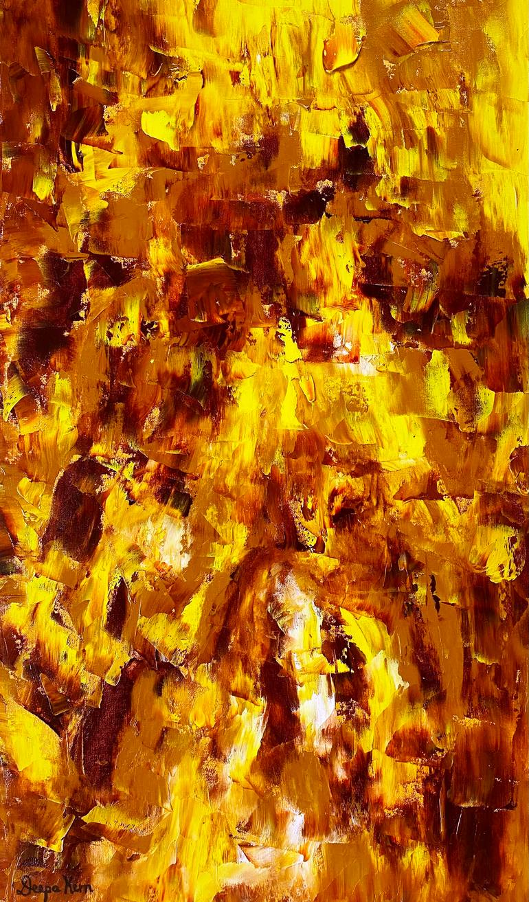 Original Abstract Expressionism Abstract Painting by Deepa Kern