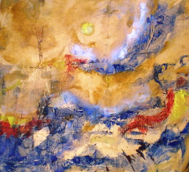 Original Abstract Expressionism Abstract Painting by Deepa Kern