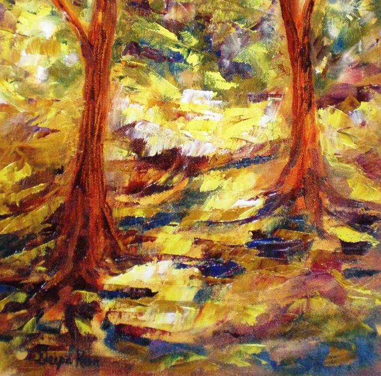 Original Impressionism Landscape Painting by Deepa Kern