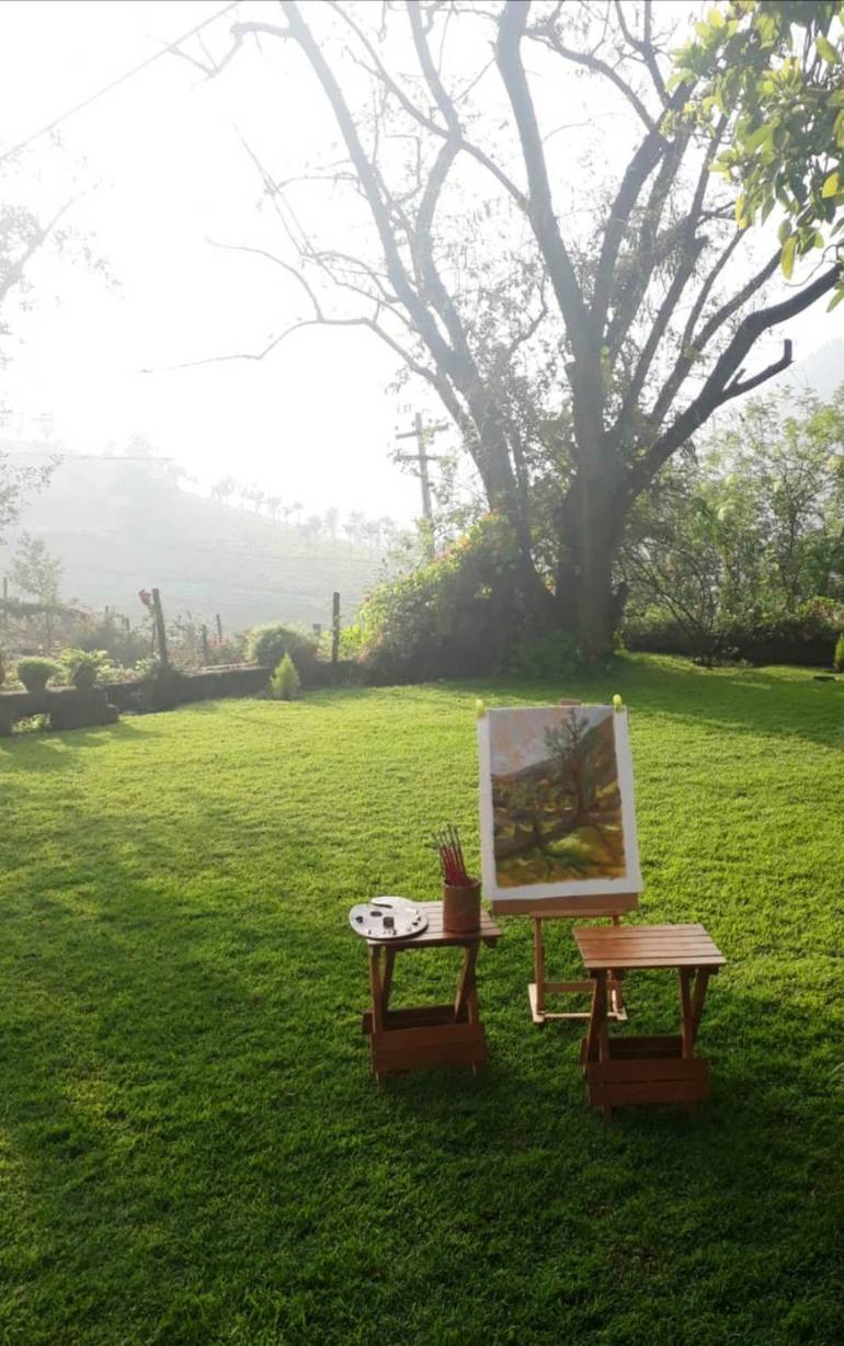 Original Fine Art Landscape Painting by Deepa Kern