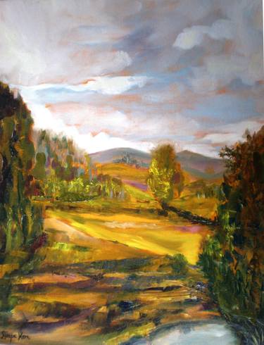 Original Impressionism Landscape Paintings by Deepa Kern