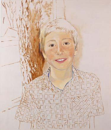 Print of Portraiture Portrait Paintings by Allison Plastridge