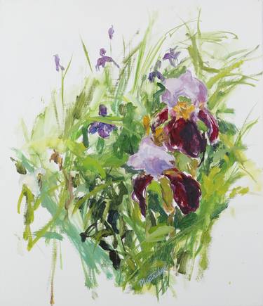 Print of Figurative Floral Paintings by Allison Plastridge
